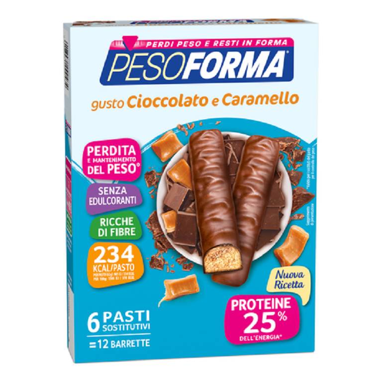 PESOFORMA BARR CIOCC CARAM 12P