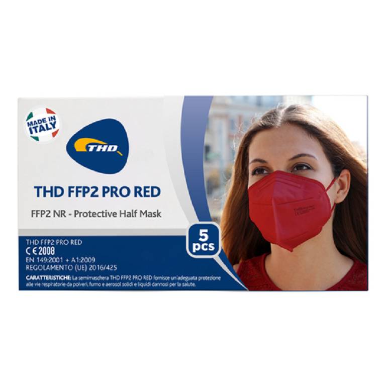 THD MASCHERINA FFP2 PRO RED 5P